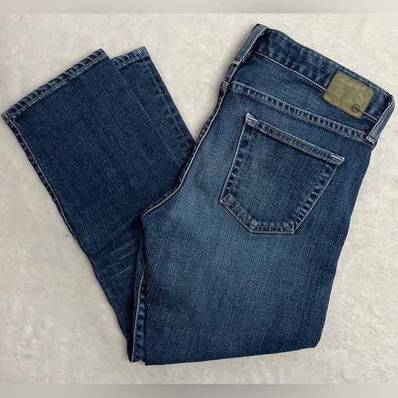 AG-Adriano Goldschmied The Drew straight leg boyfriend jean size 26R cropped - Picture 5 of 11